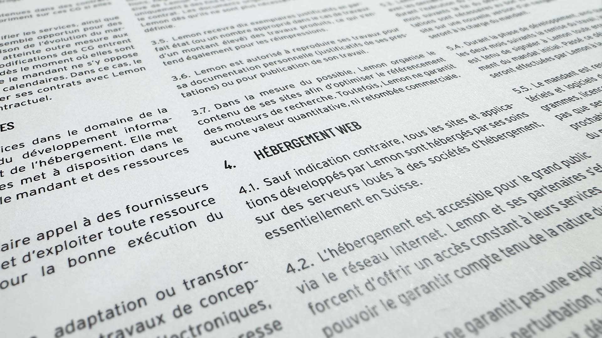 Des conditions générales en mode 2025